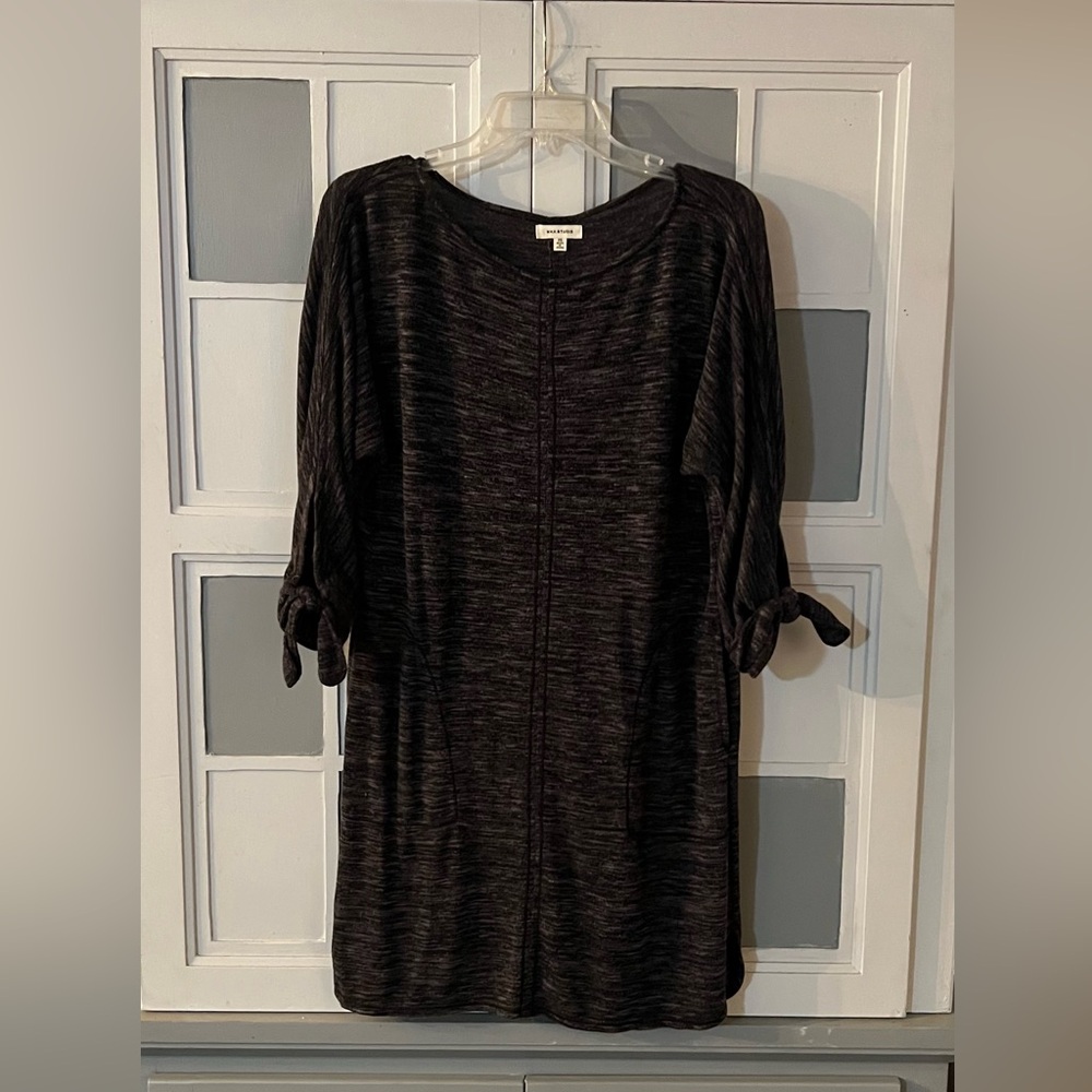 🖤Max Studio Charcoal Midi Dress